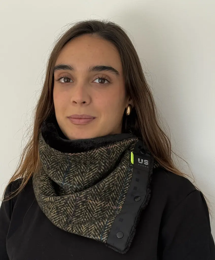 Winter Neck Warmer (Patterns, Espiga, Groc)